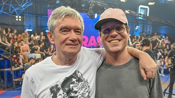 Serginho Groisman e Chico Chico, que é filho de Cássia Eller - Foto: Globo/Bob Paulino