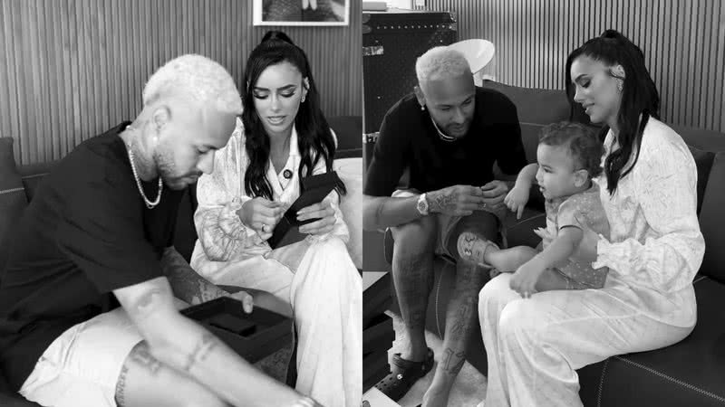 Neymar Jr presenteia Mavie - Foto: Reprodução/Instagram