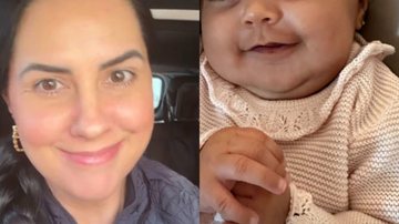 Graciele Lacerda encanta ao mostrar a filha sorrindo - Reprodução/Instagram