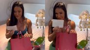 Gracyanne Barbosa recebe uma série de presentes de remetente misterioso - Foto: Reprodução/Instagram