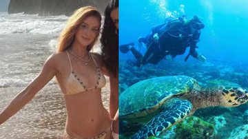 Marina Ruy Barbosa surge curtindo Fernando de Noronha em fotos compartilhadas nesta quarta-feira, 2 - Foto: Reprodução/Instagram