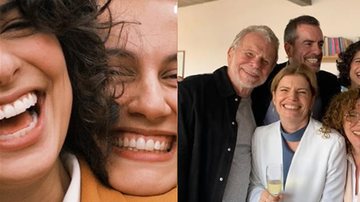 Jonas Bloch com a neta Júlia Anquier e a filha Débora Bloch - Foto: Reprodução/Instagram
