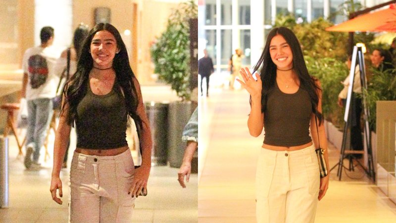 Duda Guerra é vista durante passeio em shopping do Rio de Janeiro - Fotos: Edson Douglas/AgNews