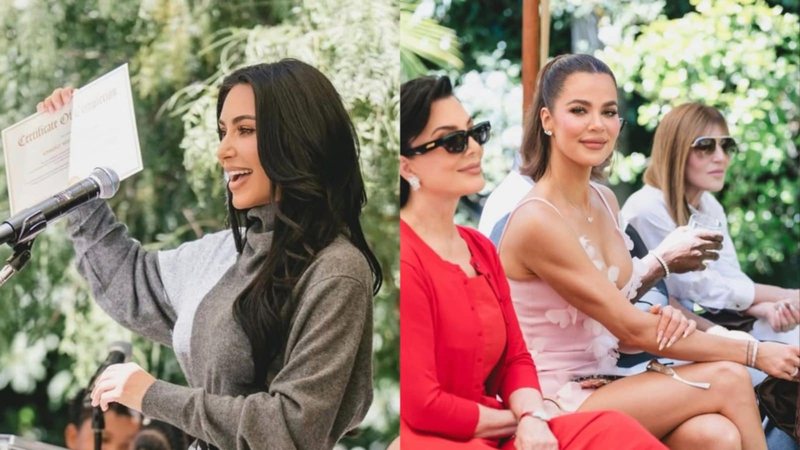 Formatura de Kim Kardashian - Reprodução/Instagram