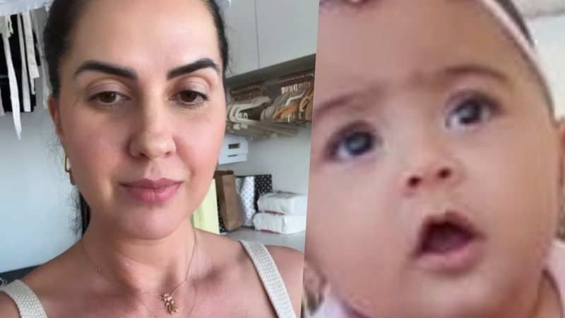 Graciele Lacerda posta fotos da filha, Clara - Foto: Reprodução/Instagram