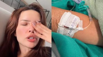 Montagem de fotos de Juliette Freire no hospital - Foto: Reprodução/Instagram @juliette