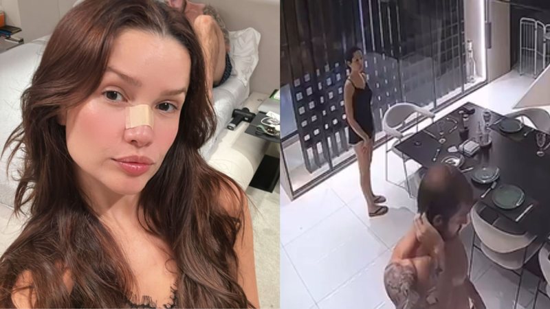 Juliette Freire é empurrado por seu cachorro contra a porta de vidro em sua casa - Fotos: Reprodução/Instagram