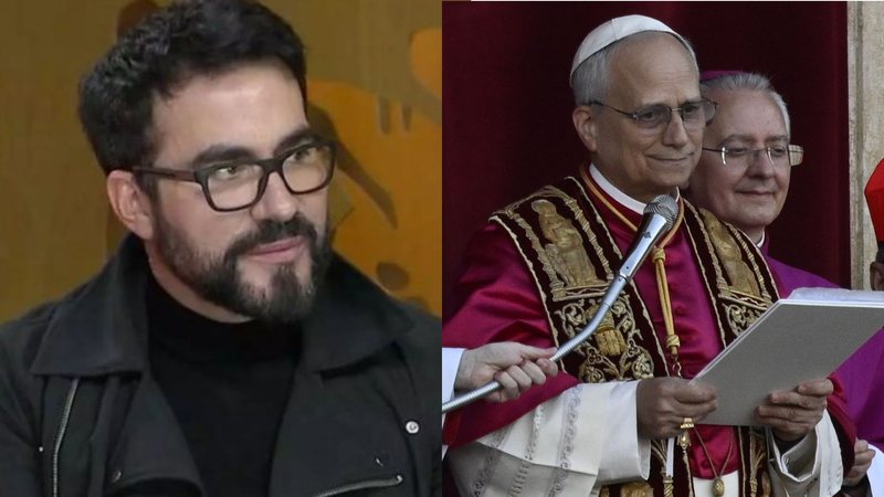 Padre Fábio de Melo fala sobre a escolha do Papa Leão XIV - Fotos: Reprodução / Instagram; Antonio Masiello/Getty Images
