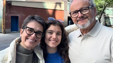 Sandra Annenberg, Ernesto Paglia e Elisa Paglia - Foto: Reprodução/Instagram