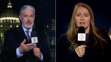William Bonner e Ilze Scamparini no Jornal Nacional - Foto: Reprodução / Globo