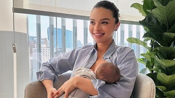 Gabriella Mustafá fala sobre a amamentação do filho - Foto: Reprodução/Instagram