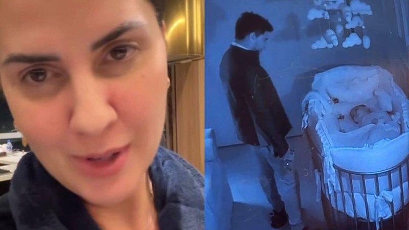 Graciele Lacerda se emociona ao ver momento de Zezé com a filha - Reprodução/Instagram