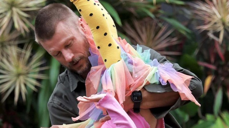 Rodrigo Hilbert encanta ao surgir com a filha - Reprodução/Instagram