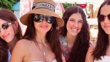 Vera Viel impressiona ao surgir com as filhas em Capri, na Itália - Reprodução/Instagram