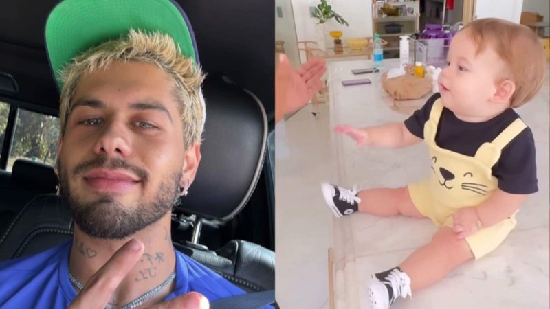 Zé Felipe mostra novo aprendizado de José Leonardo - Reprodução/Instagram