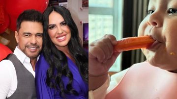 Filha de Zezé Di Camargo encanta ao surgir comendo sozinha - Foto: Reprodução / Instagram