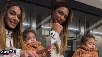 Tays Reis com a filha, Pietra - Foto: Reprodução/Instagram