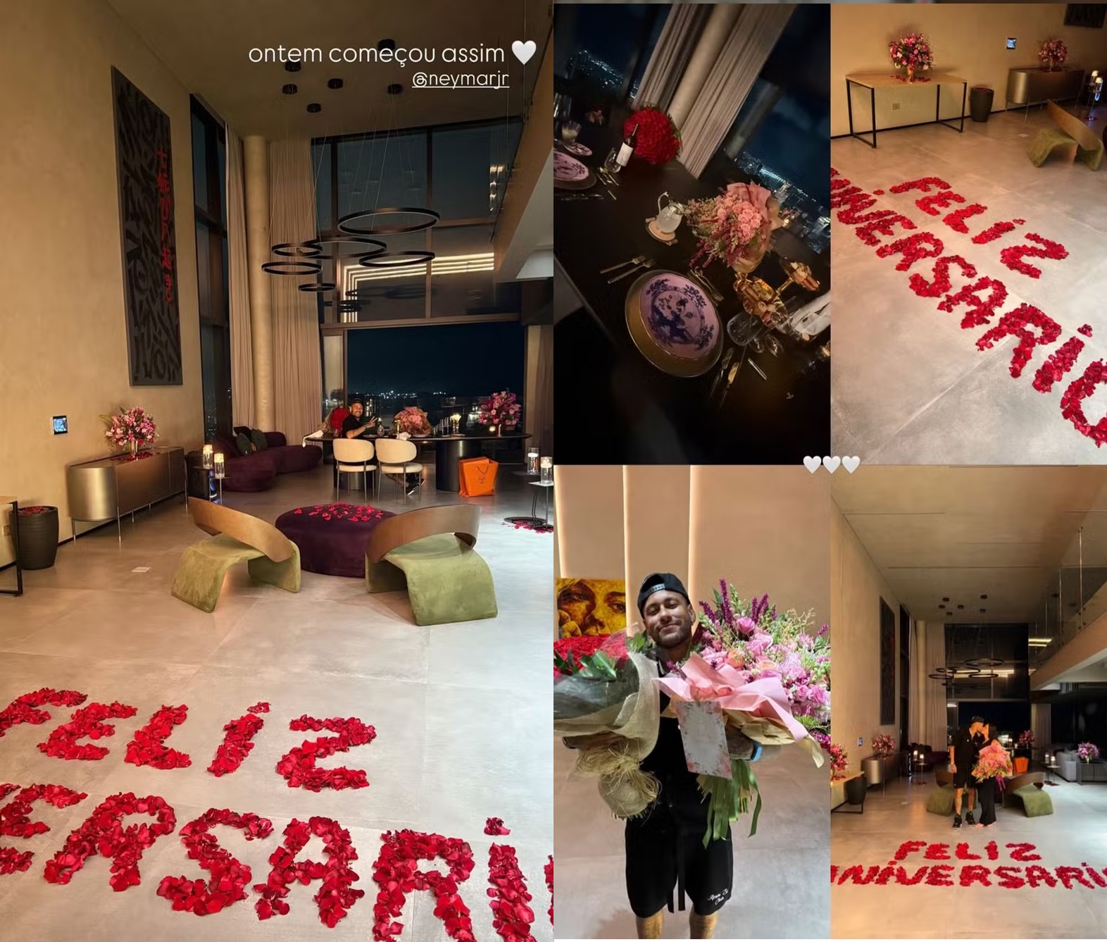 Bruna Biancardi ganha surpresa de Neymar — Foto: Reprodução/Instagram