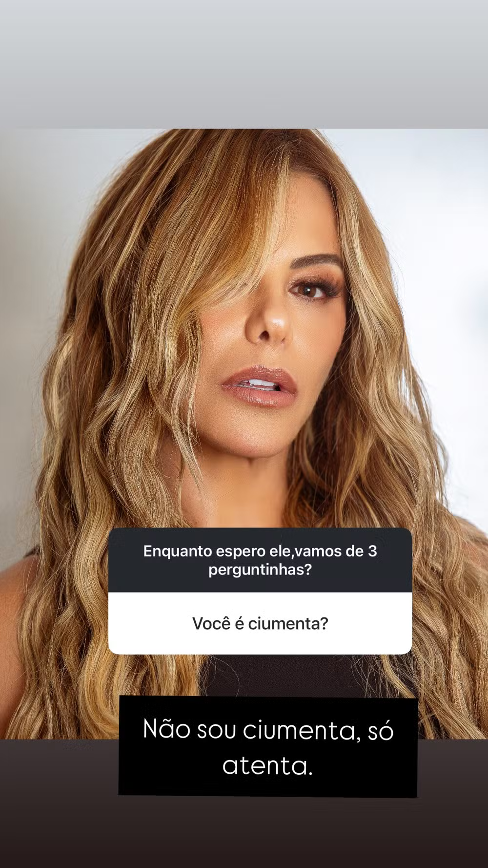 Poliana Rocha responde as perguntas enviadas pelos seus seguidores nesta sexta-feira, 9