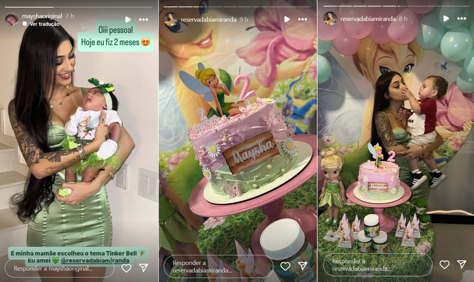 Bia Miranda celebra 2 meses da filha caçula, Maysha - Reprodução/Instagram