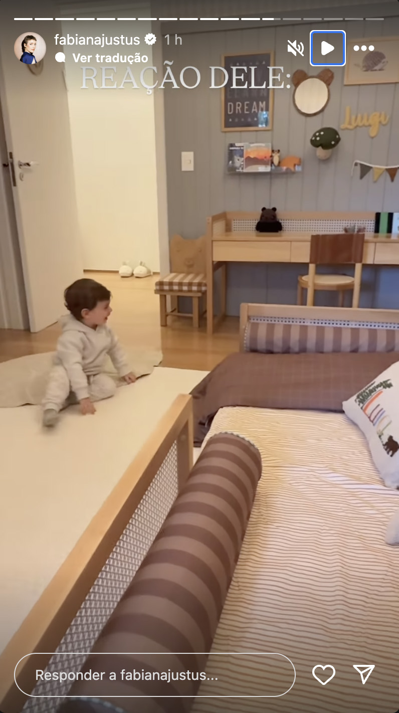 Quarto do filho de Fabiana Justus