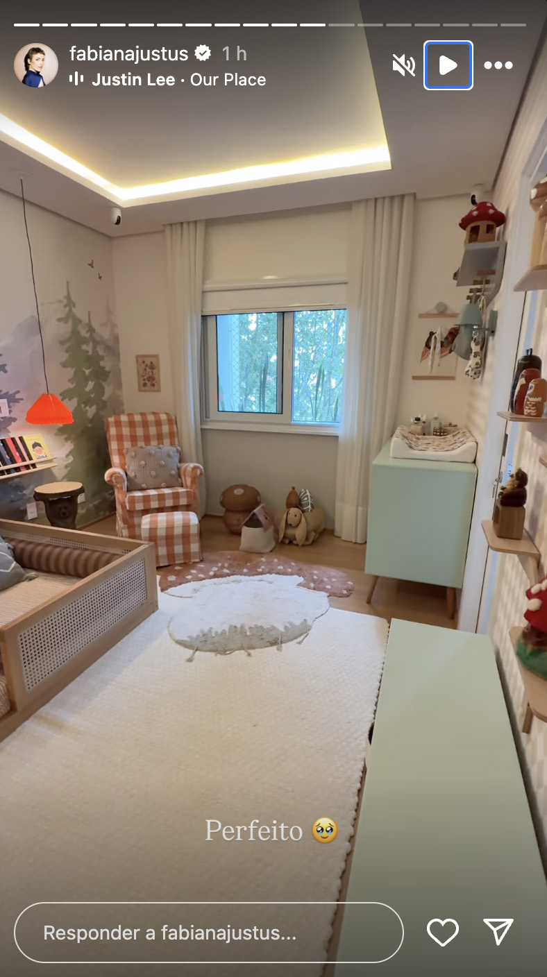 Quarto do filho de Fabiana Justus